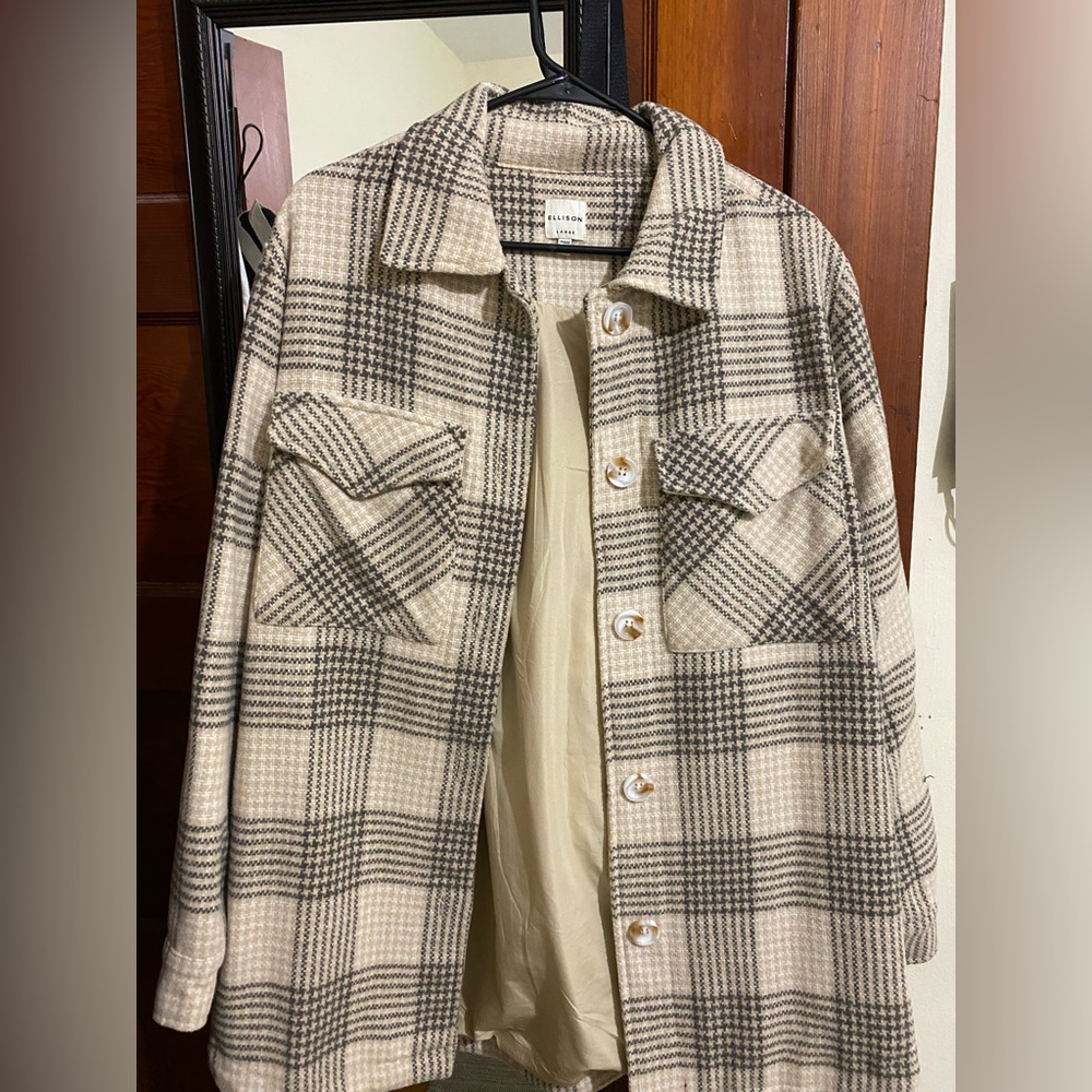 plaid blazer / jacket